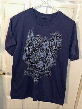 Vintage Harley-Davidson Navy Motor Sport San Juan Puerto Rico Graphic Tee